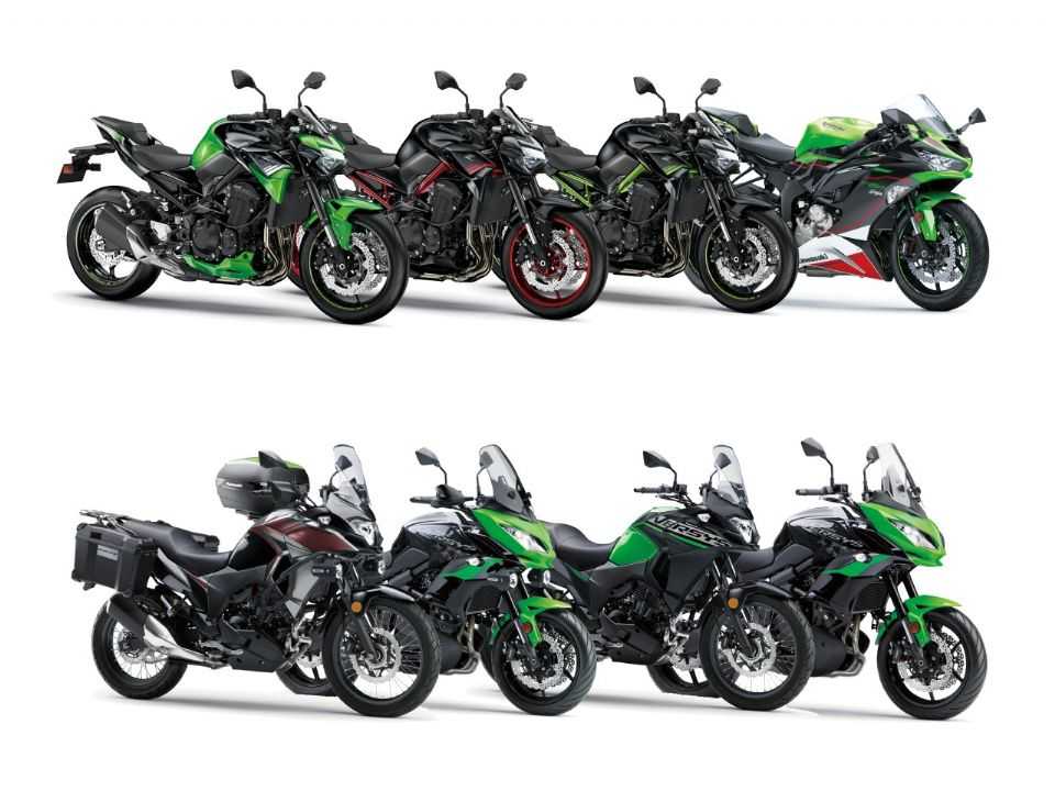 Novidades da linha 2021 da Kawasaki no Brasil